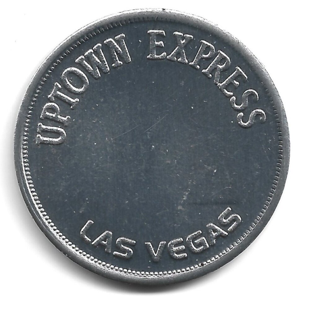 Uptown Express Las Vegas 40mm Aluminum Bus Transit Token (b862-3)